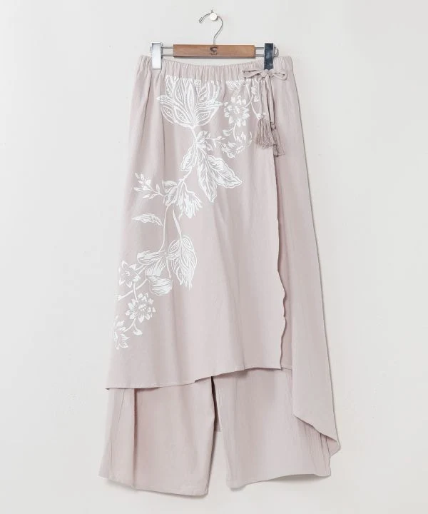 Pantalon asymétrique style portefeuille