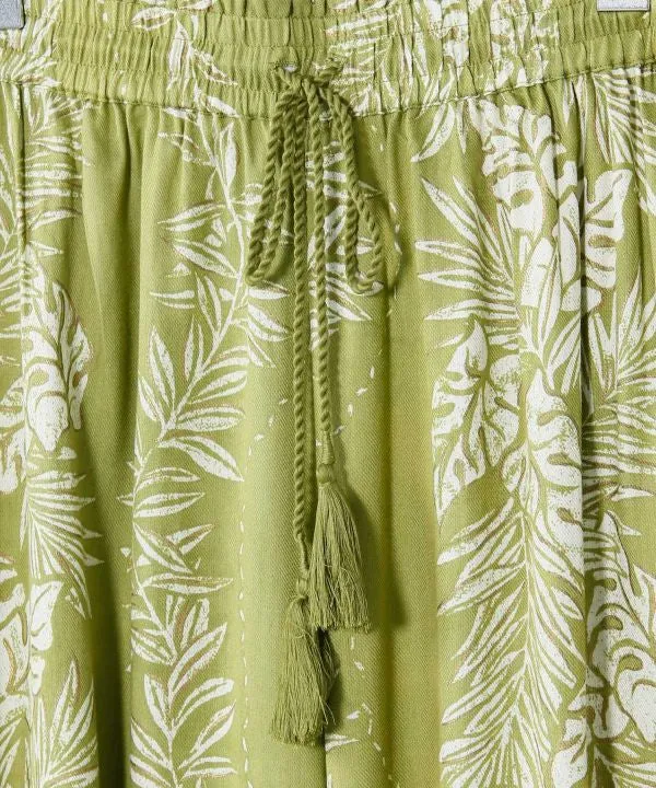 Pantalon large imprimé Lei
