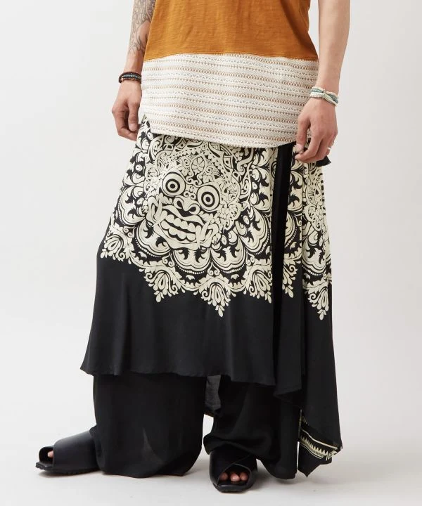 Pantalon portefeuille imprimé Barong