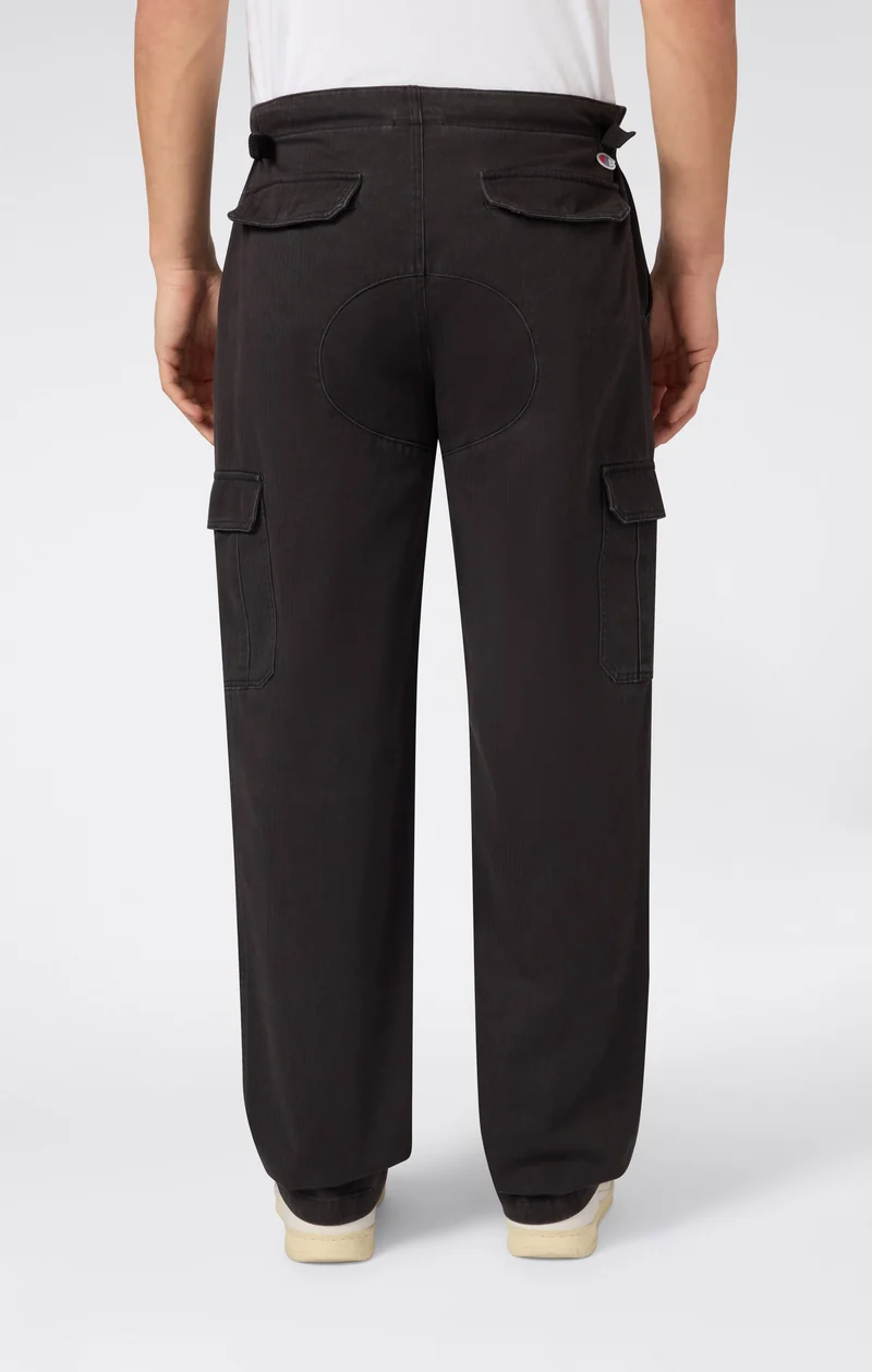 Men’s Woven Cargo Straight Hem Pants