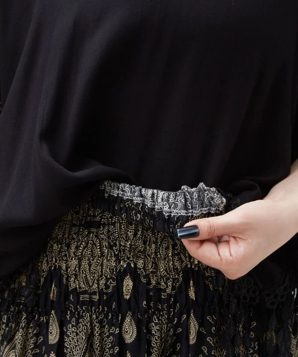 Pantalon en rayonne Mandala