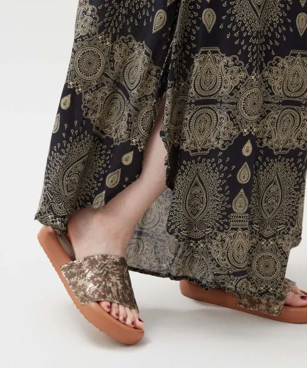 Pantalon en rayonne Mandala