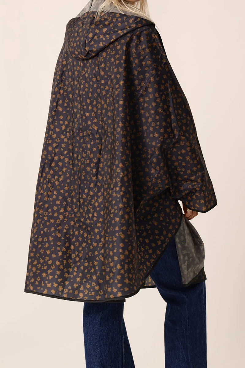 Poncho imperméable Leo Noir