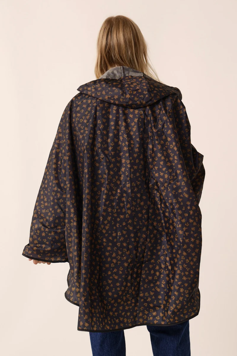 Poncho imperméable Leo Noir