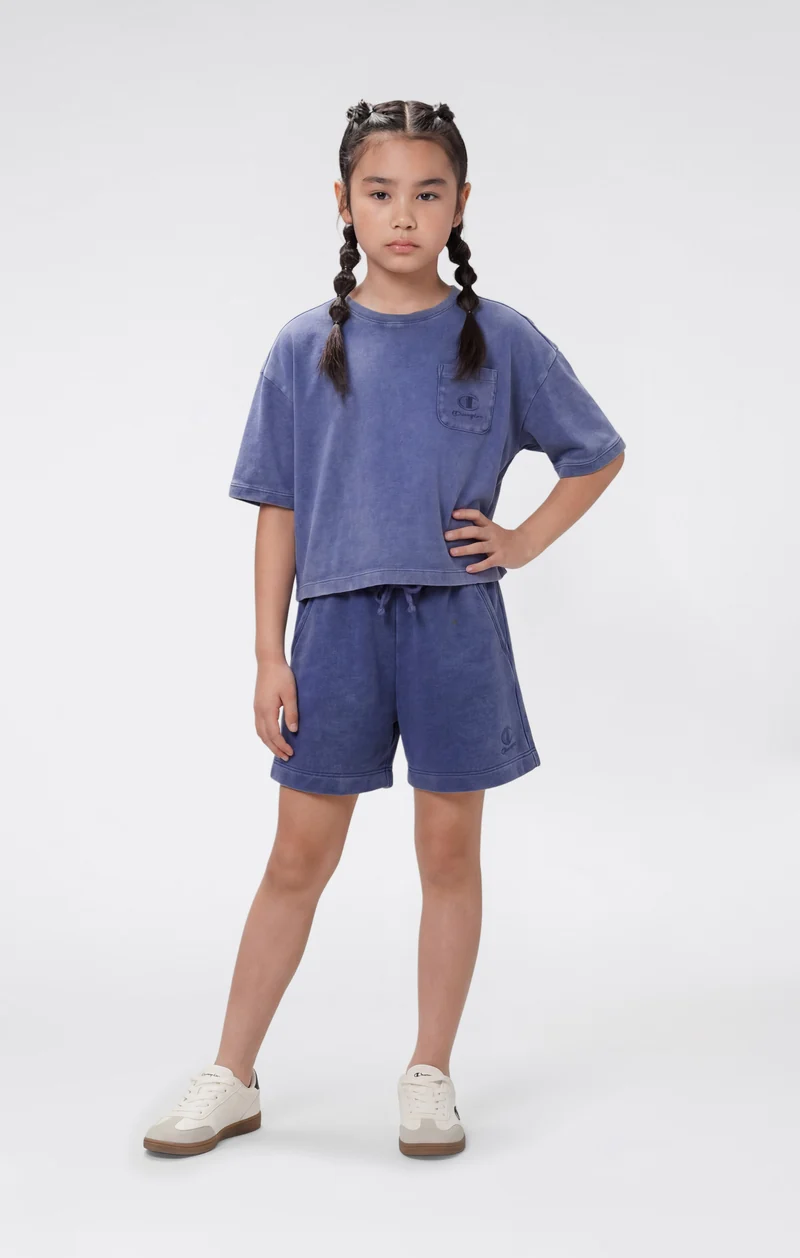 Girls’ Washed Effect Shorts Icons