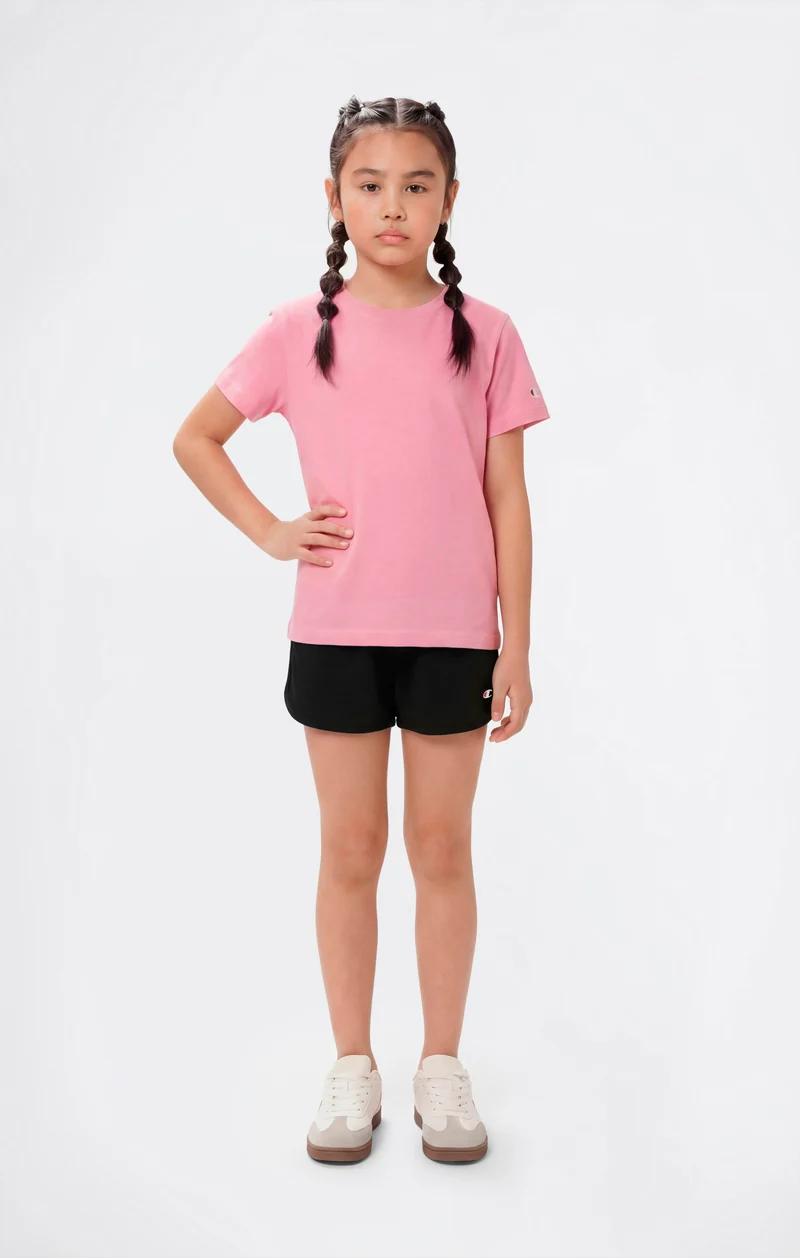 Girls’ Ribbed Cotton Shorts Icons