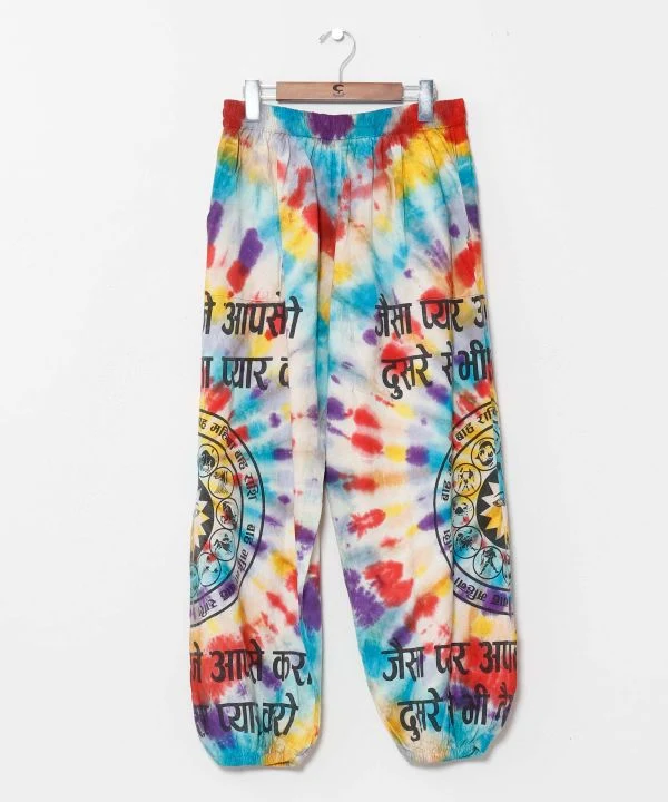 Pantalon ballon tie-dye