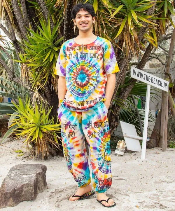 Pantalon ballon tie-dye