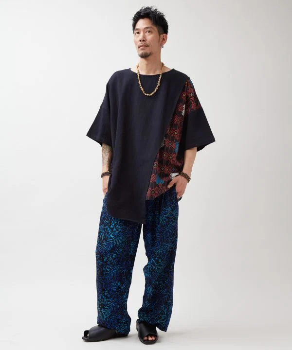 Pantalon en rayonne batik de Bali