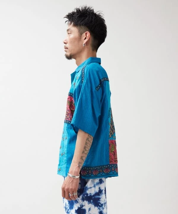 Short en coton thaïlandais tie-dye