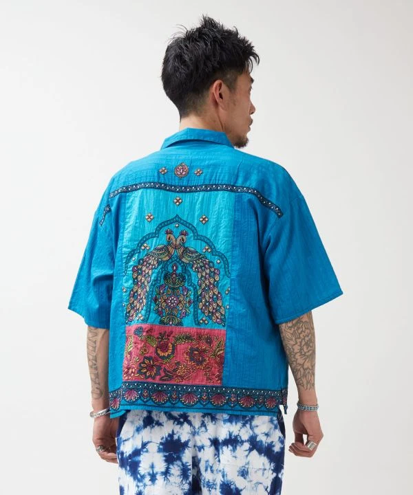 Short en coton thaïlandais tie-dye