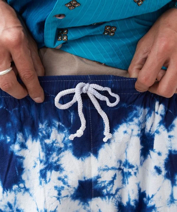 Short en coton thaïlandais tie-dye