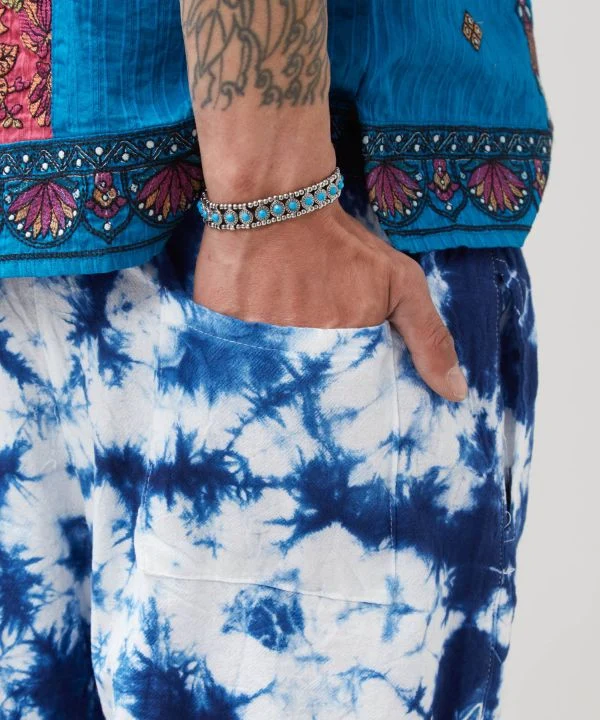 Short en coton thaïlandais tie-dye