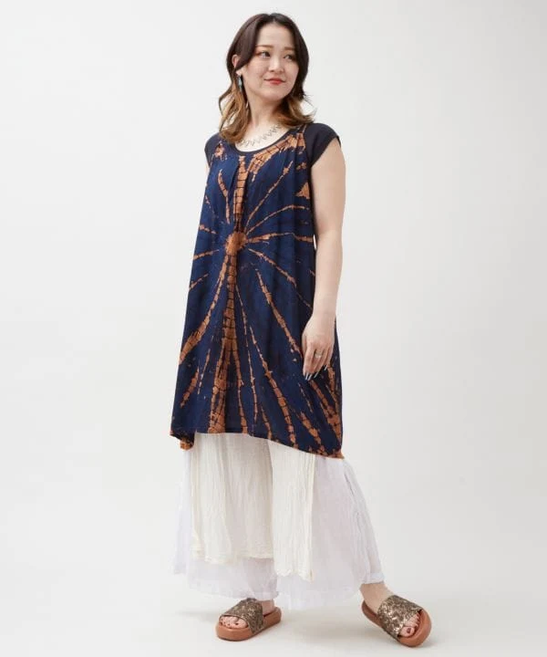 Pantalon thaïlandais superposé en coton