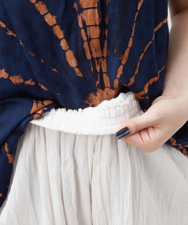 Pantalon thaïlandais superposé en coton