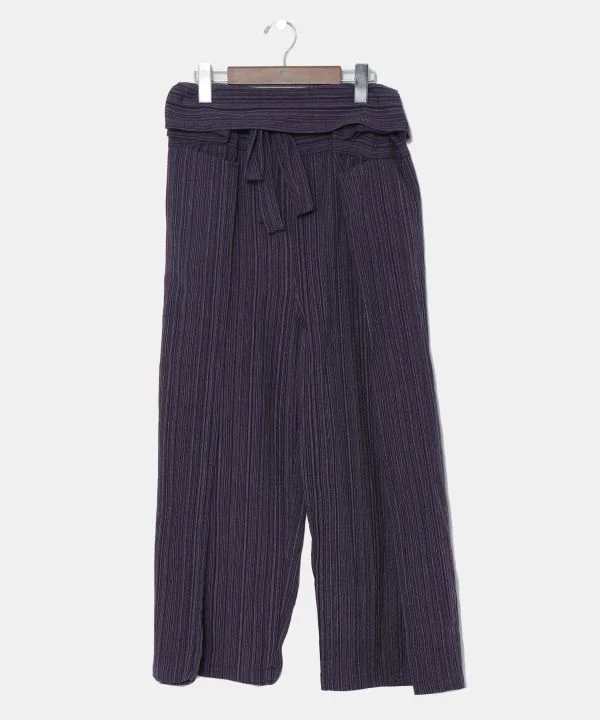 Pantalon de pêcheur unisexe à revers