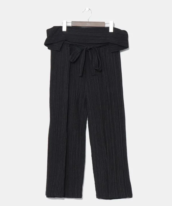 Pantalon de pêcheur unisexe à revers