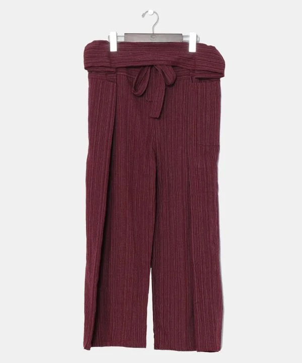 Pantalon de pêcheur unisexe à revers