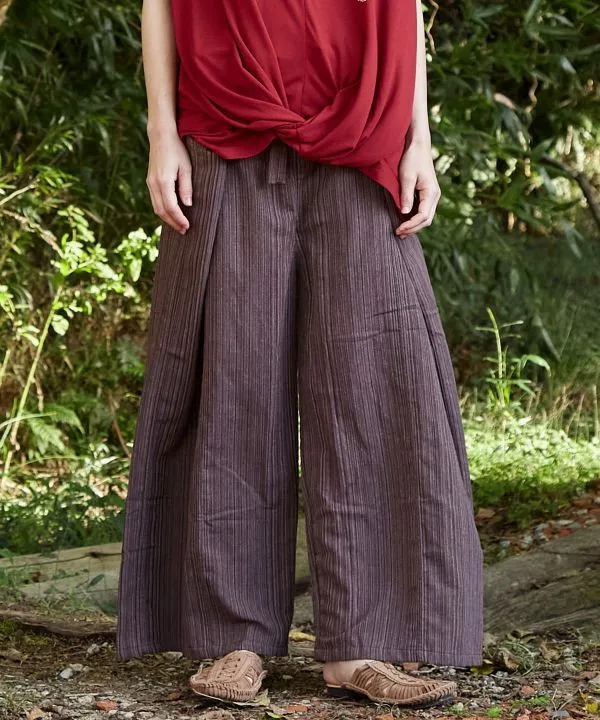 Pantalon de pêcheur unisexe à revers