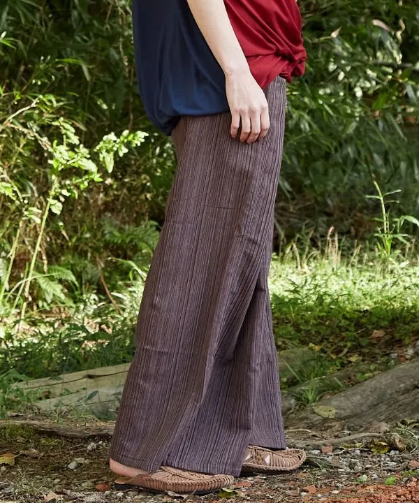 Pantalon de pêcheur unisexe à revers