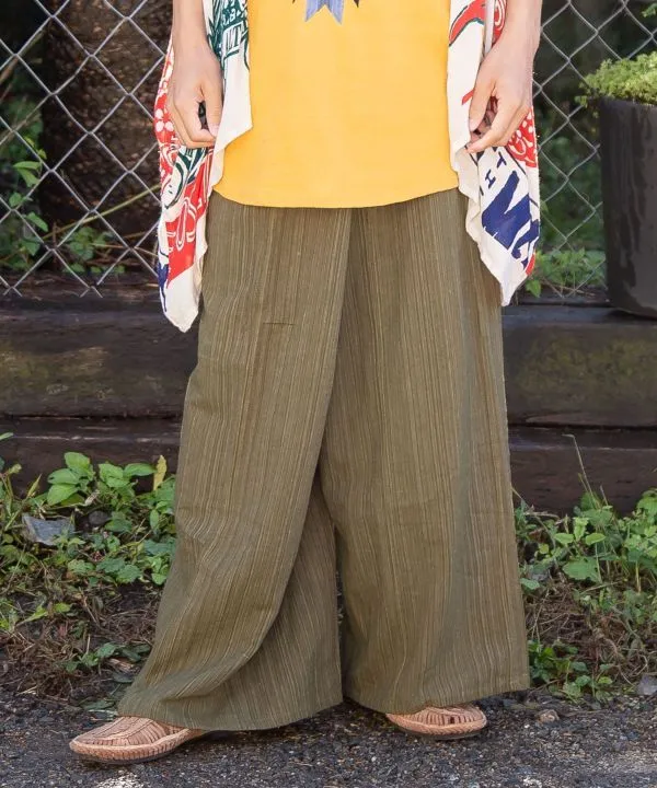 Pantalon de pêcheur unisexe à revers