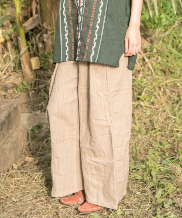 Pantalon de pêcheur unisexe à revers