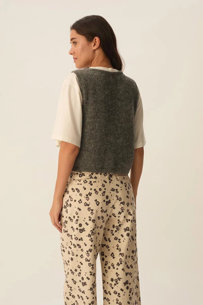 Gilet Angelo Anthracite