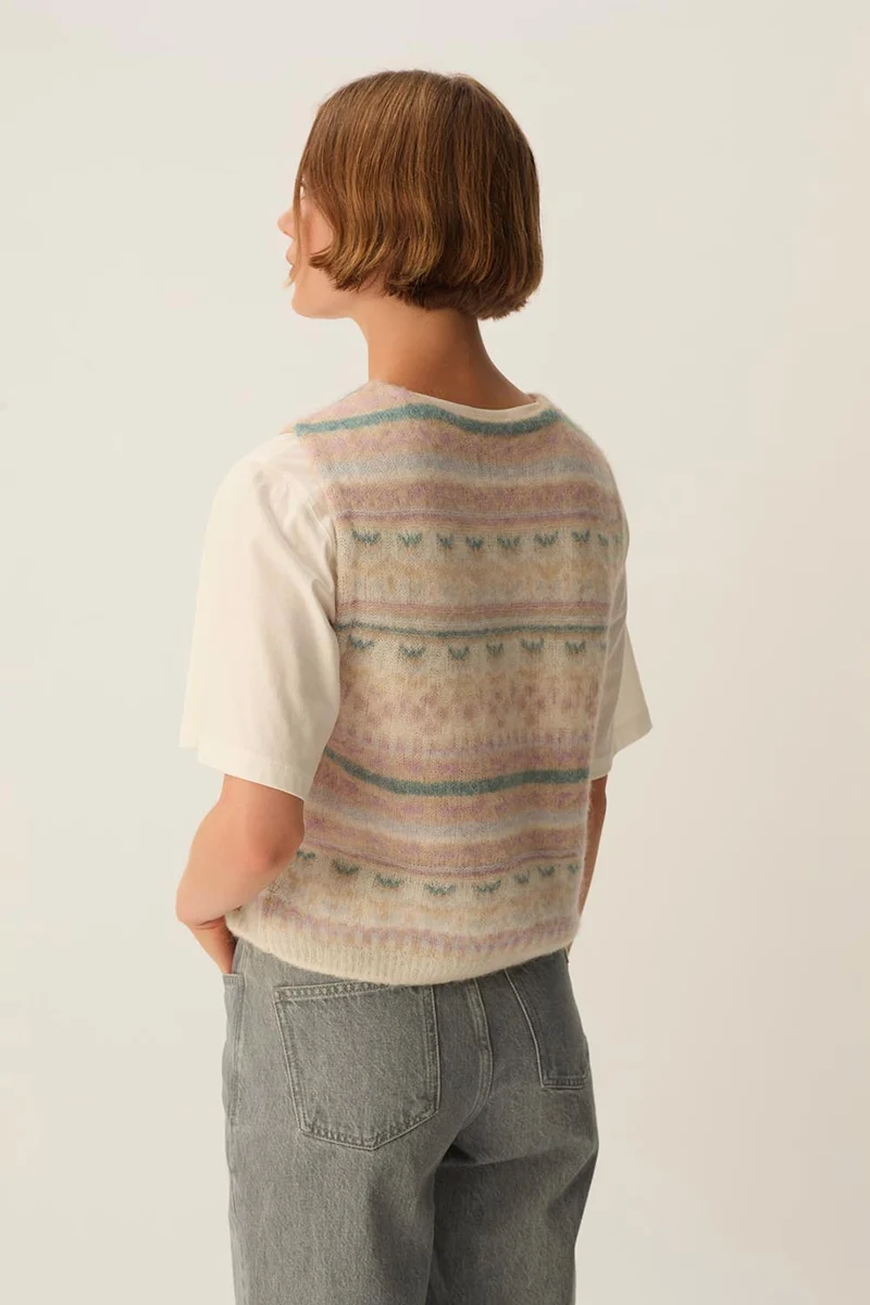 Gilet Auguste Fairisle