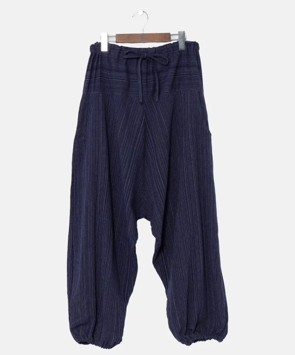 Pantalon harem unisexe en coton