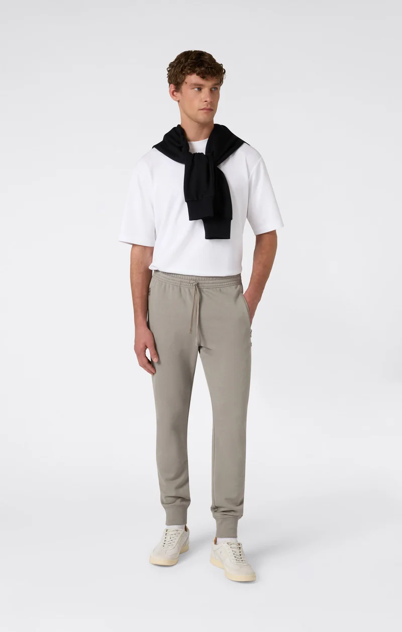 Men's Joggers with Front Zip Pockets and Ribbed Cuffs Icons