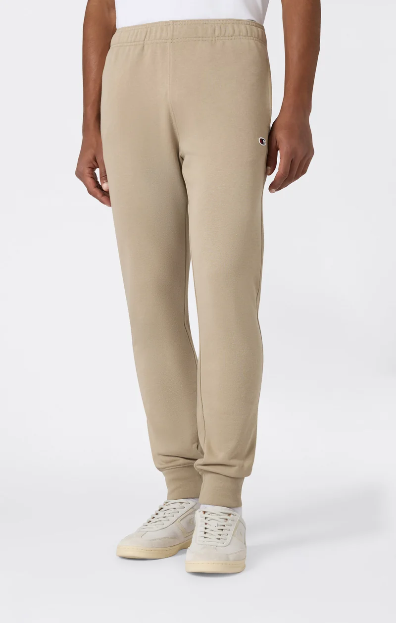 Men's Lightweight Slim Fit Jogger Sweatpants with Ribbed Cuffs