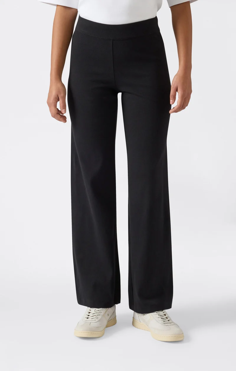 Women’s Lightweight Wide Leg Ribbed Pants Icons