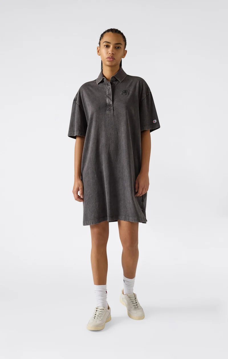 Women’s Washed Effect Polo Dress Icons