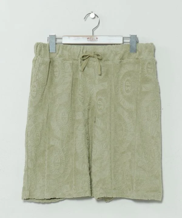 Short de plage à motifs SURF et Palms