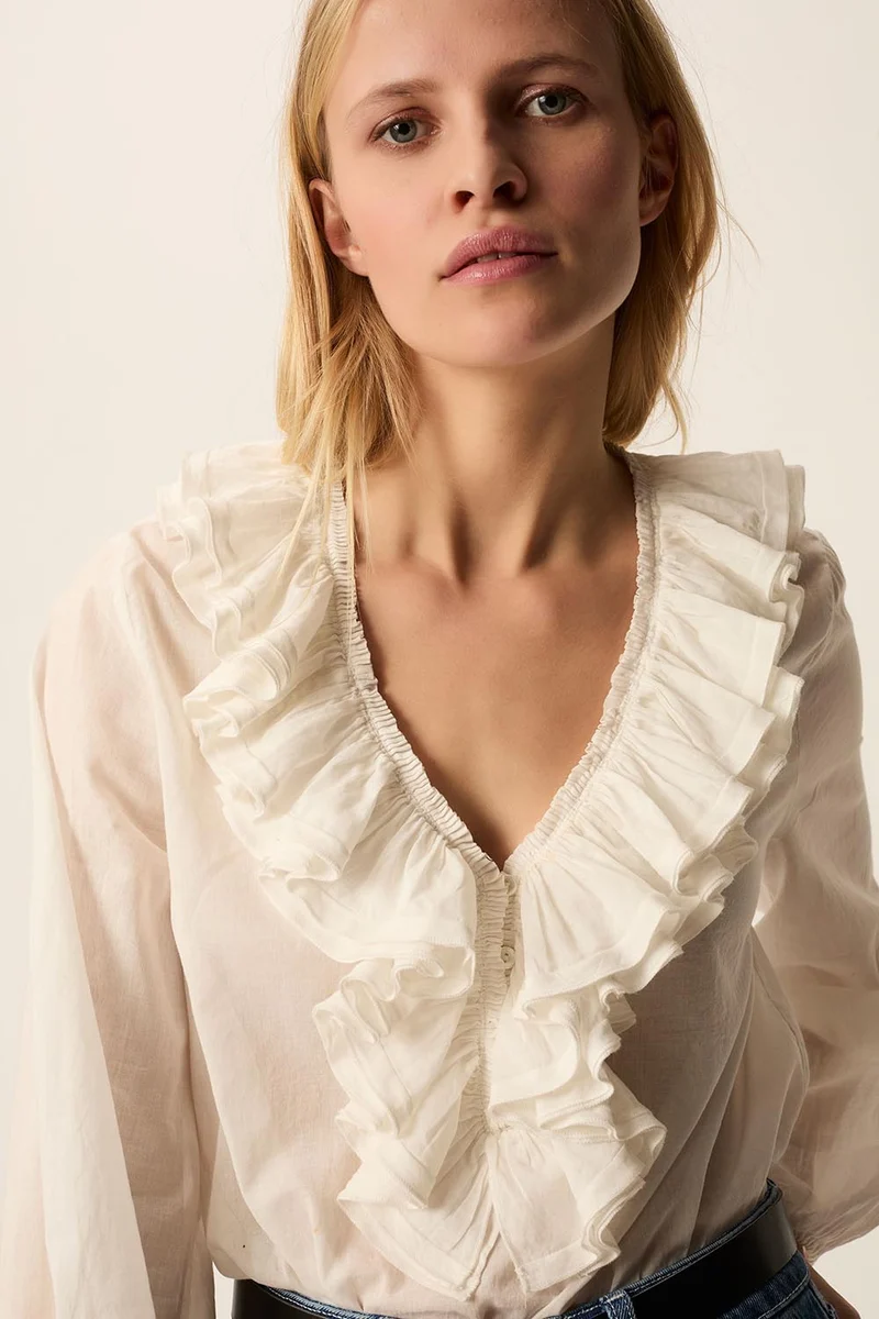Blouse Sotinette Ecru