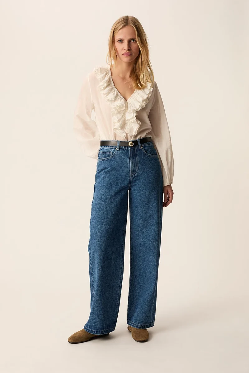 Blouse Sotinette Ecru