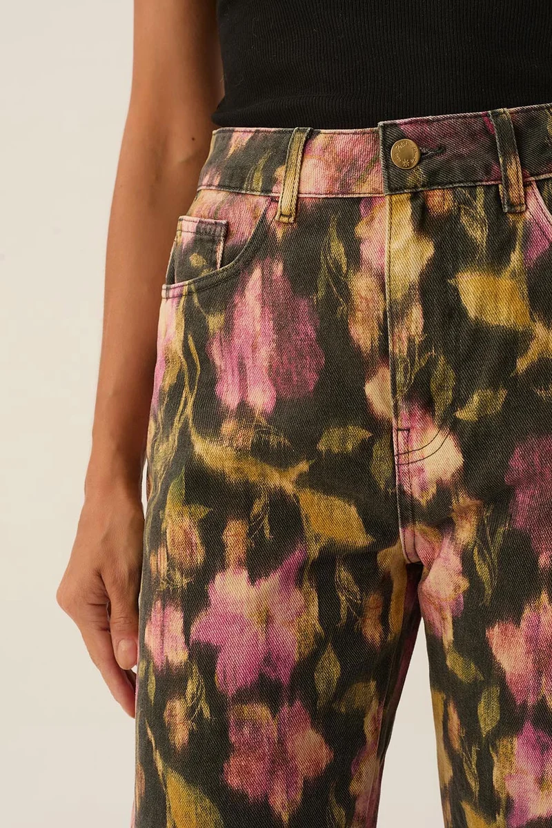 Pantalon en denim Lilas Diana
