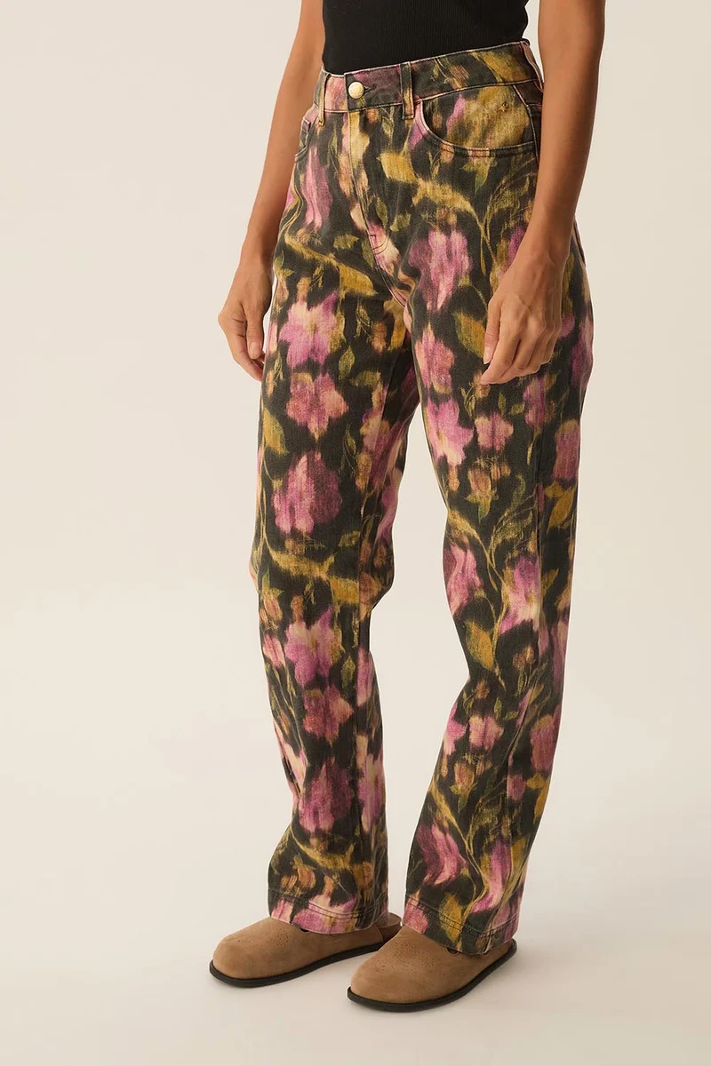 Pantalon en denim Lilas Diana