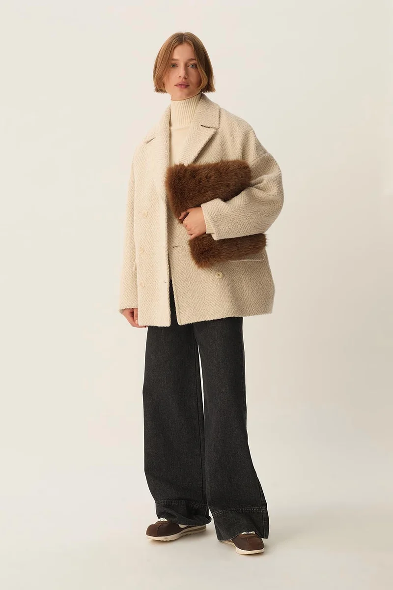 Manteau Yzia Creme