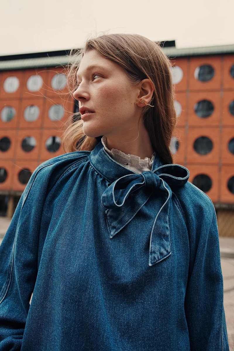 Blouse Lou Middle Blue