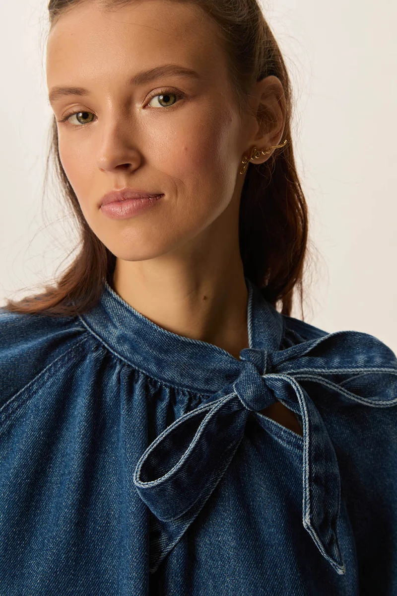 Blouse Lou Middle Blue