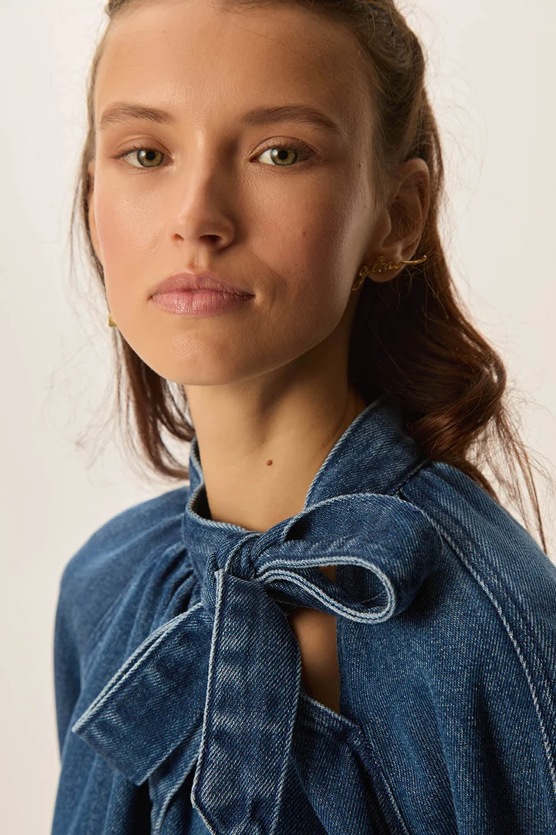 Blouse Lou Middle Blue