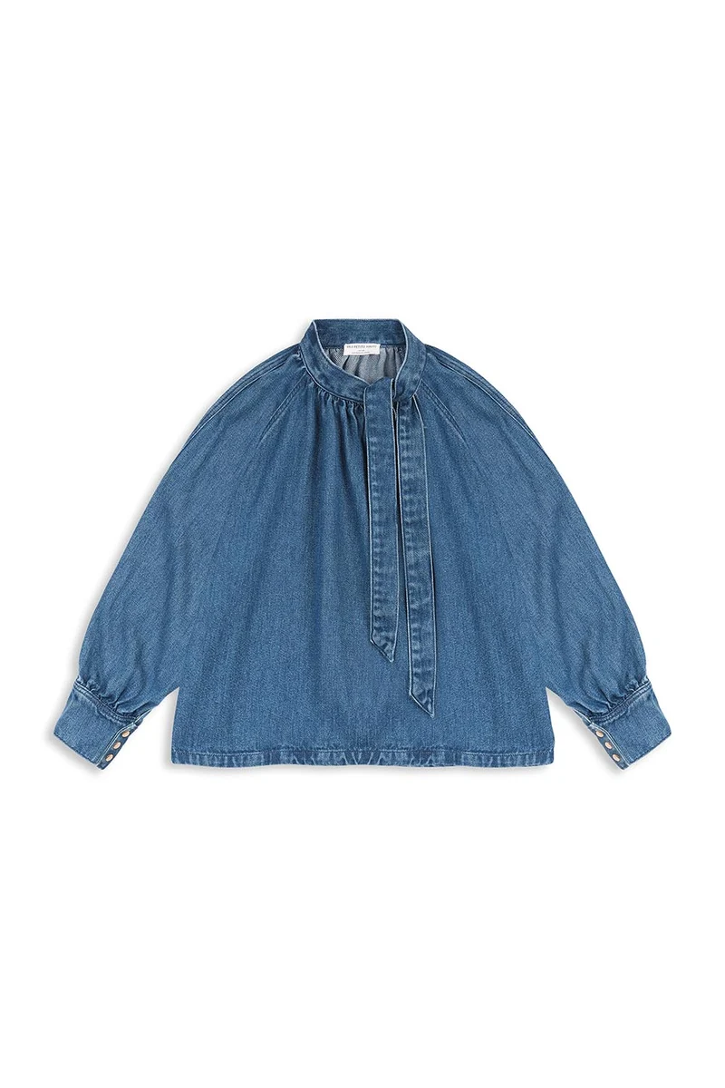 Blouse Lou Middle Blue