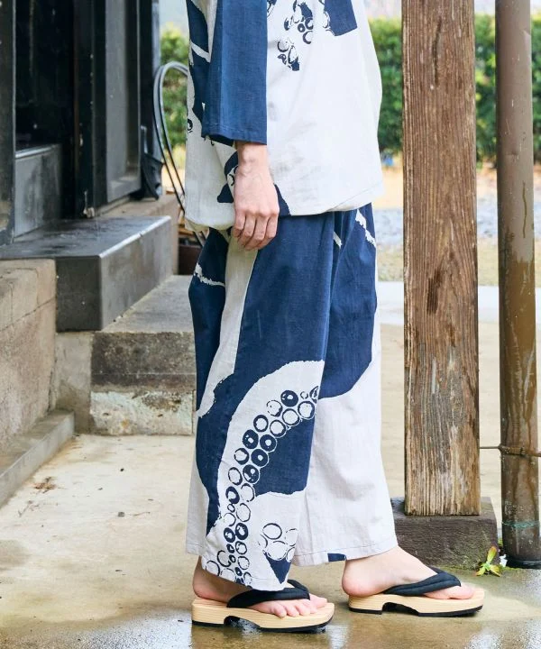 Pantalon en coton Ukiyoe Dabo