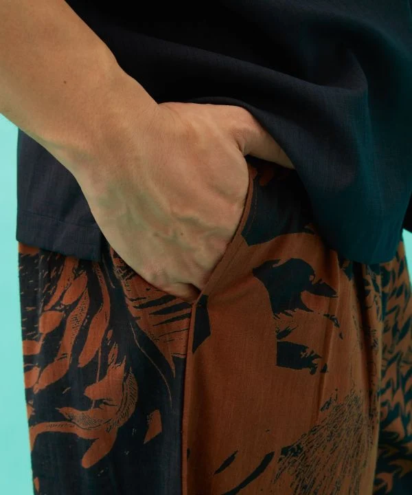 Pantalon en coton Ukiyoe Dabo