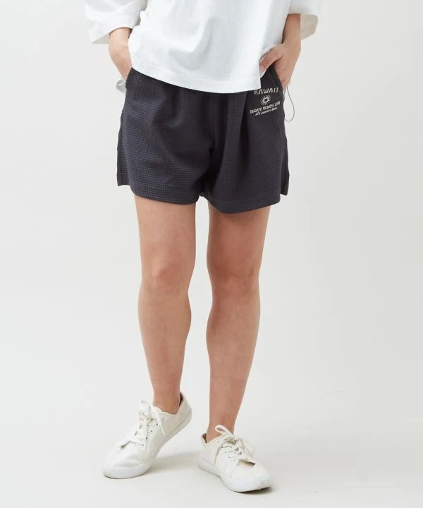 Short gaufré brodé vintage SURF&Palms