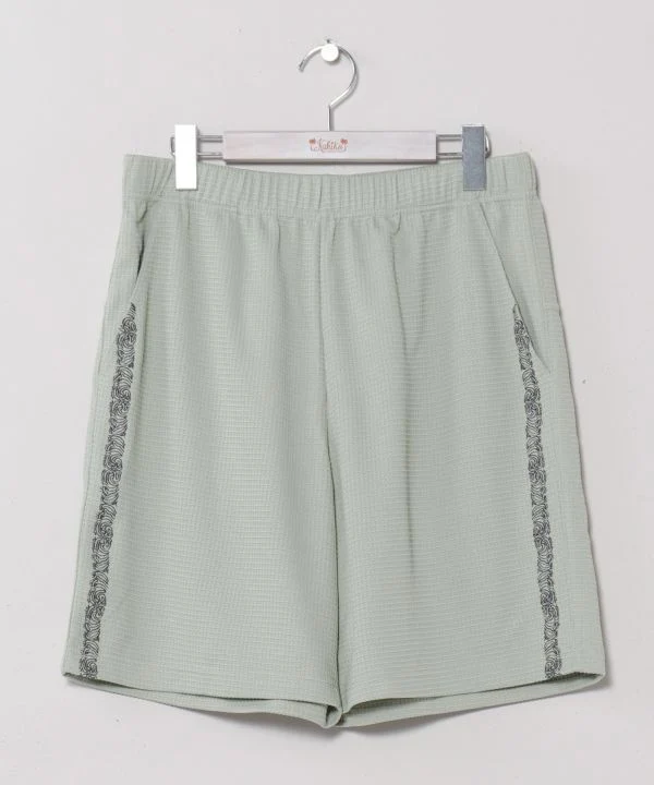 Shorts pour hommes SURF&Palms à broderie gaufrée