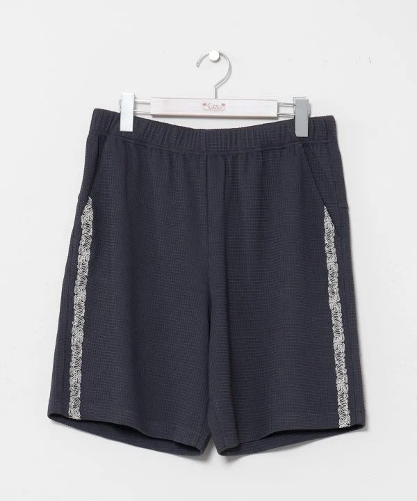 Shorts pour hommes SURF&Palms à broderie gaufrée