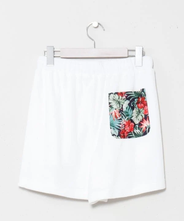 Short hawaïen à poches