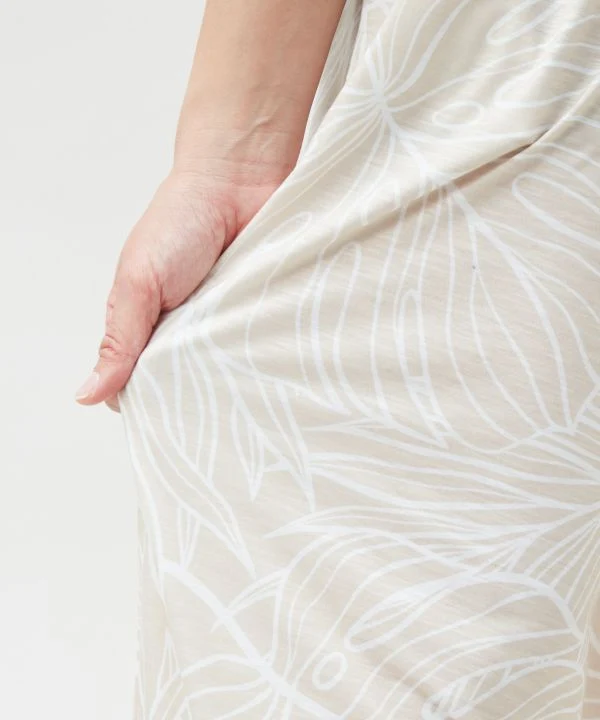 Pantalon extensible à jambes larges